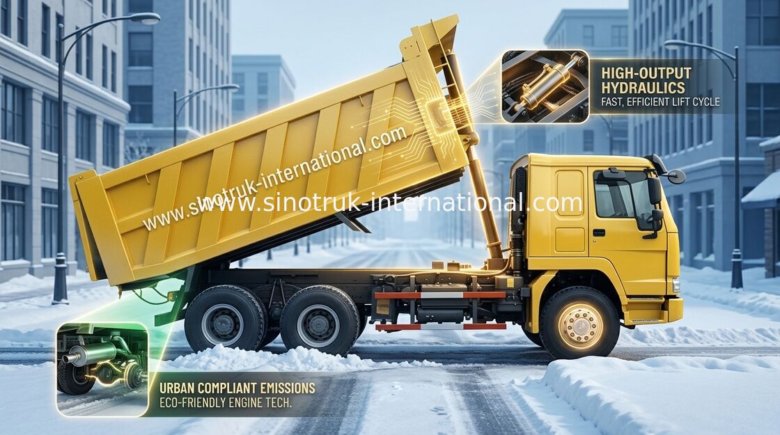 Тележка сброса SINOTRUK Tipper HOWO 6X4 LHD 371HP 25tons 10-25CBM ZZ3257N3847A