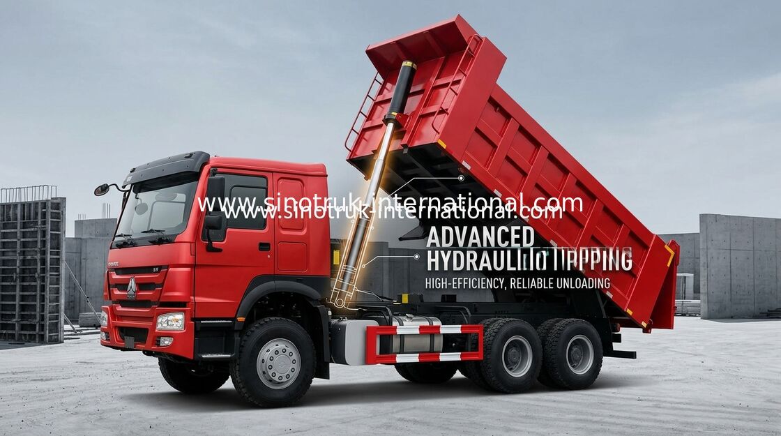 Нагрузка 25-40tons 371HP 6X4 10 тележки сброса SINOTRUK Tipper HOWO катит 10-25CBM
