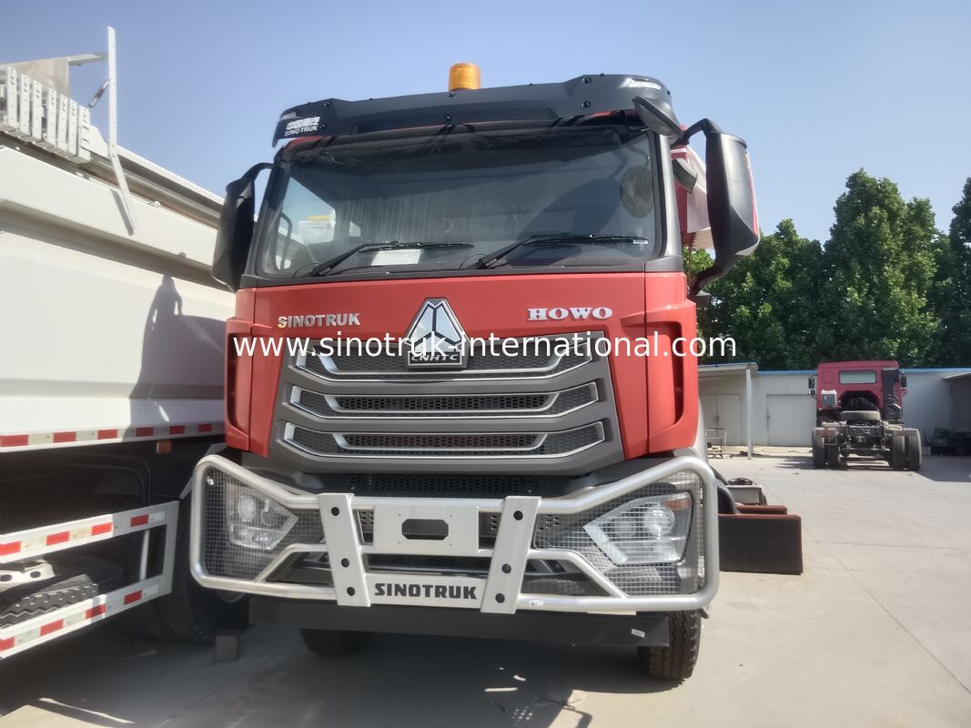 Sinotruk NX Tipper Dump Truck с двигателем 371 л.с., вместимостью 40-50 т и приводом 8 × 4 для тяжелого грузового транспорта Красный