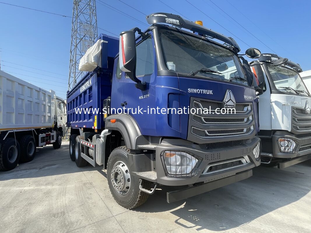 Дэмп-трактор HOWO-NX с двигателем SINOTRUK 371HP, электрической платформой и тяжелой мангановой стальной грузовой коробкой