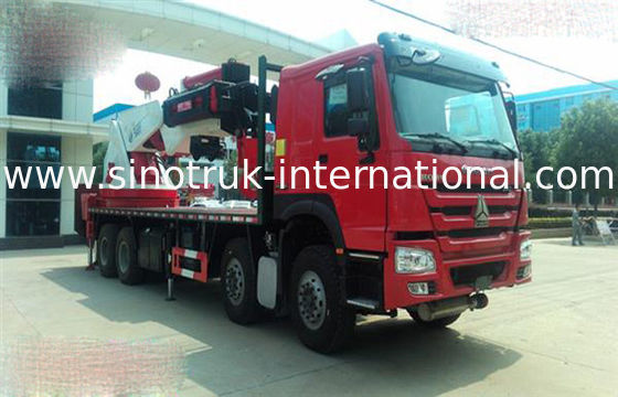 SINOTRUK Truck Mounted Knuckle Boom Cranes 25 Tons