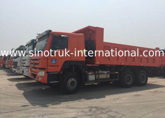 371HP 10 Wheeler Dump Truck Capacity 30 - 40 T 75 Km/H Low Fuel Consumption