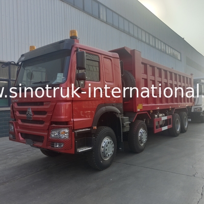 САМОСВАЛ LHD TIPPER SINOTRUK КРАСНЫЙ HOWO 400HP 8×4