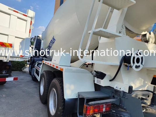HOWO RHD 6*4 12CBM Белый микшерный грузовик Высокая лошадиная мощность 380 л.с. Высокоэффективный итальянский микшерный бак