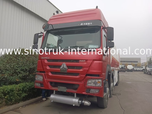 SINOTRUK HOWO Красный бензобак 400 л.с. 8×4 12 колес высокая вместимость