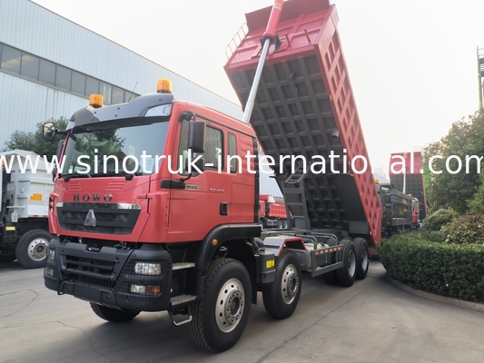 8 × 4 Lhd 12 колес Sinotruk Tipper 400hp Евро 2