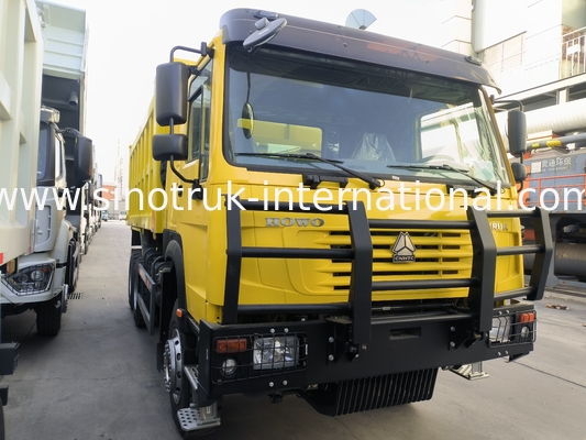 Sinotruk Howo Tipper Dump Truck 6 × 4 Lhd 10 колес 20CBM грузовой коробки Горные шины