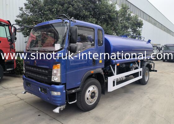 Самосвал SINOTRUK HOWO с цистерной для воды, дизельным двигателем 140 л.с., полной массой 8000 кг и правым/левым рулем для городского и промышленного водоснабжения