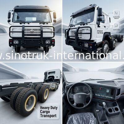 Самосвал Sinotruk HOWO 8X4 400 л.с. 12 колес Кабина Ghost Face