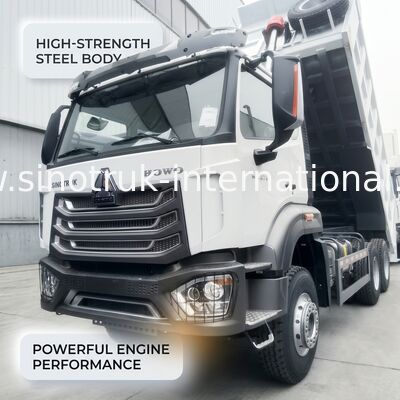 Самосвал SINOTRUK HOHAN New Howo с двигателем 371 л.с., полным приводом 6x4 и объемом кузова 19-20 куб.м.