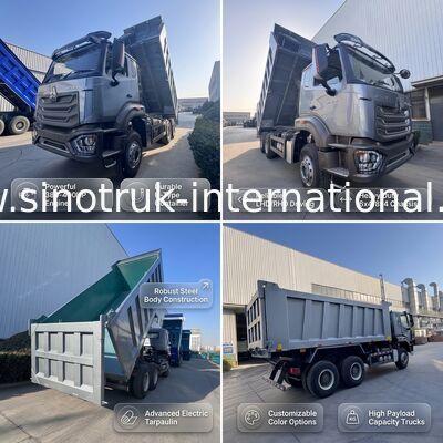 SINOTRUK HOHAN Новый Howo Tipper Dump Truck Средний подъем 6 × 4 RHD Грузовой ящик 19-20CBM