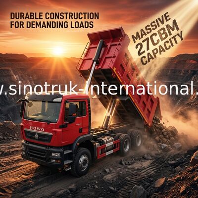 SINOTRUK 6*4 грузовик с наклоном для стандарта выбросов Евро 2 и тяжелой грузовой перевозки