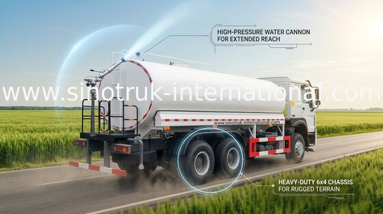 Тележка цистерны с водой 10-25CBM спринклера Sinotruk Howo 6 x 4 евро 2