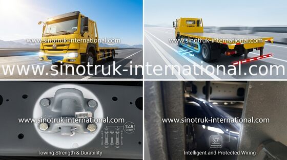 Тележка груза плоской кровати SINOTRUK HOWO ZZ1257S4641W 371HP