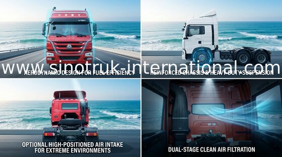 Тележка SINOTRUK HOWO LHD 4X2 Euro2 380HP ZZ4187S3511V трактора