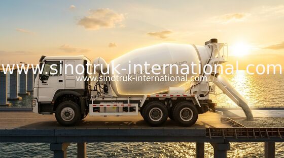 SINOTRUK HOWO 6×4 10 колесный бетонный смеситель 400 л.с. высокоэффективный LHD