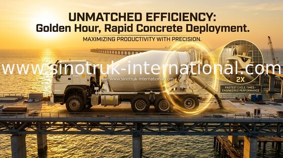 Sinotruk Howo Бетонный смеситель 10-20CBM 6 x 4 Euro 380Hp Строительство