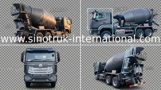 Sinotruk Howo N7 Бетономеситель 6-10CBM 6 X 4 Euro 2 380 л.с.