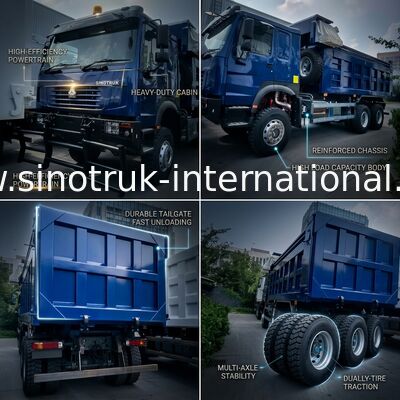 Самосвал SINOTRUK HOWO Ghost Face LHD 6x4 371 л.с. 20 куб.м.