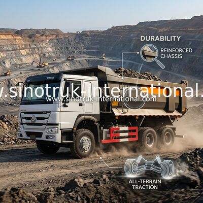 Самосвал LHD 6x4 SINOTRUK HOWO сверхмощный минируя
