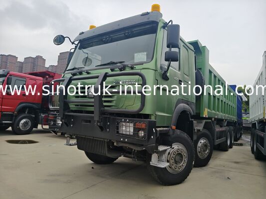Sinotruk HOWO 8×4 Dump Truck With 400HP 12 Wheels  For Construction & Mining Projects