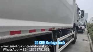 Обжатый мусоровоз