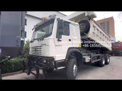 SINOTRUK 371 л.с. 6 × 6 RHD HOWO Самосвал Белый 19-20 куб.м. Передний подъем Полный привод, с тентом