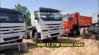 Обзор подержанного тягача HOWO A7 6x4, сверхмощная мощность 371 л.с.